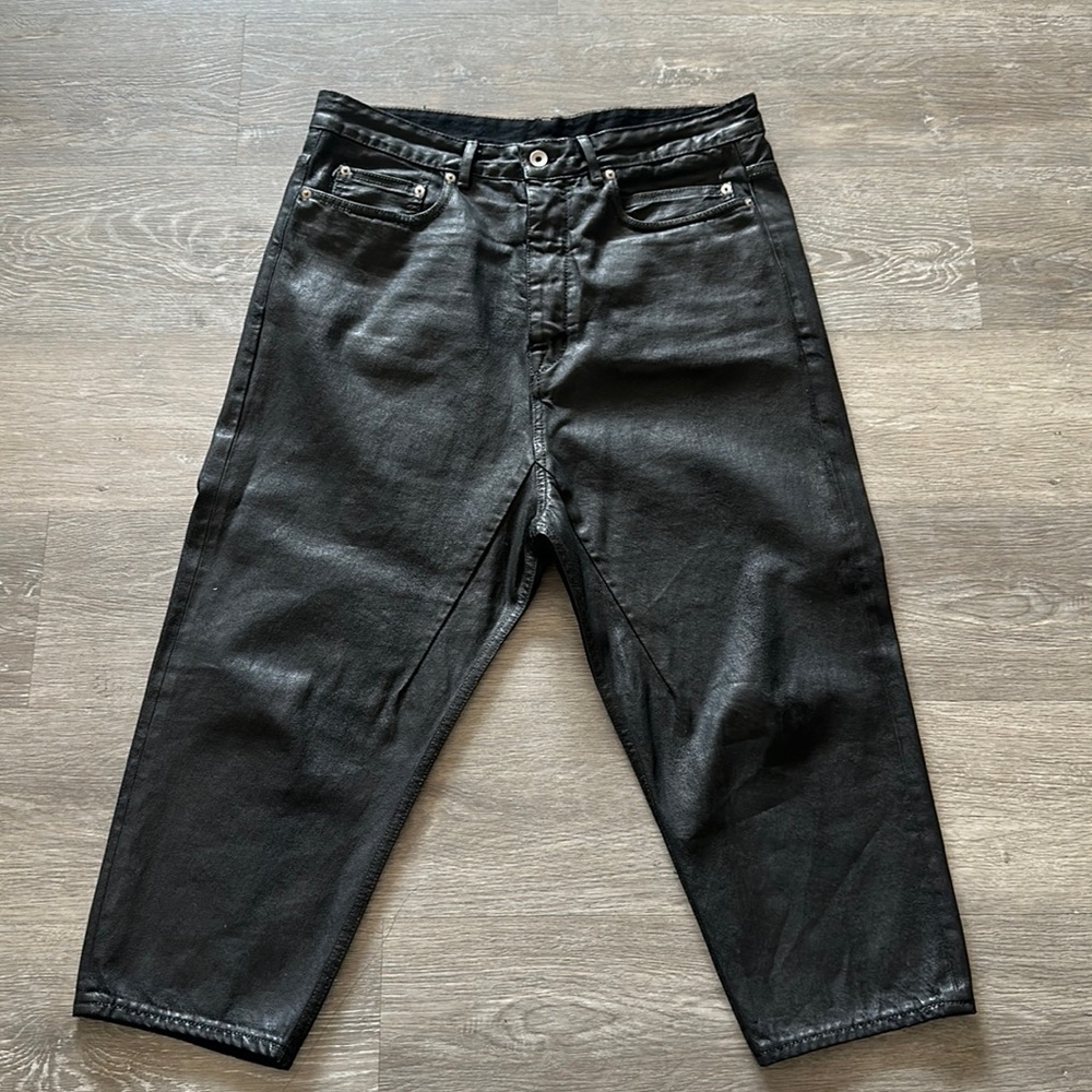 Rick Owens Wax Denim 3/4